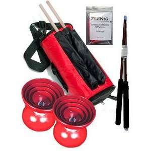  Zeekio SandStorm Deluxe Diabolo Set   Red: Everything Else