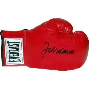  Jake Lamotta signed Boxing Glove  Steiner Hologram 