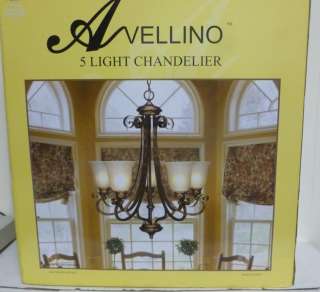 NEW Avellino Chandelier By Design Solutions International Antique 