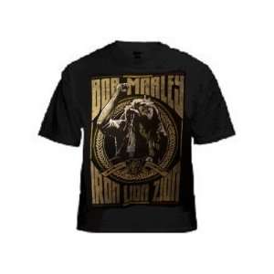  Bob Marley Iron Lion Zion XL Black T Shirt: Everything 