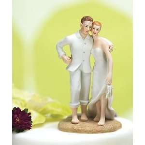  Beach Wedding Cake Topper Bride and Groom