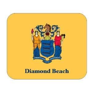  US State Flag   Diamond Beach, New Jersey (NJ) Mouse Pad 