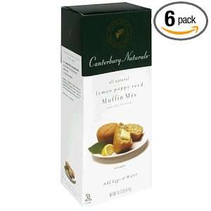 Canterbury Naturals Lemon Poppy Seed Muffin Mix, 16.75 Ounce Units 
