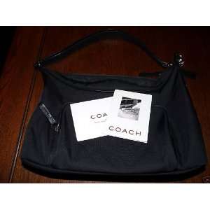  Coach Mercer Black Twill/leather Handbag: Everything Else