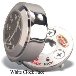  Fork Lock Clock White   Harley Davidson Road King Models 