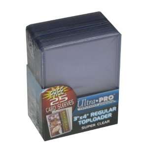  Ultra Pro3x4 Topload Card Holders (25): Sports & Outdoors