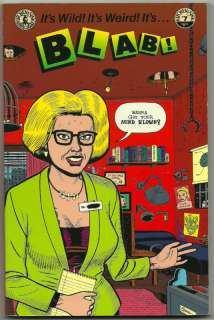 BLAB #7 KITCHEN SINK 1992 DAN CLOWES CHRIS WARE VF/NM  