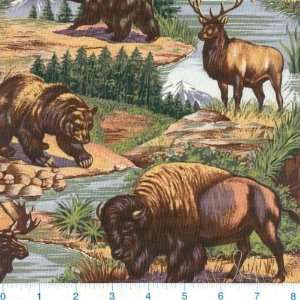  45 Wide Wild Frontier Fabric By The Yard Arts, Crafts 