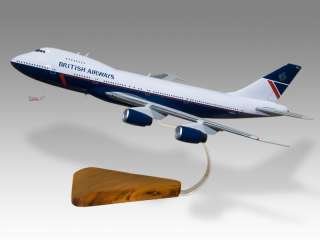 Boeing 747   200 British Airways Desktop Airplane Model  