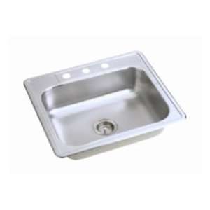 Elkay Top Mount Kitchen Sink D125224 4 Holes