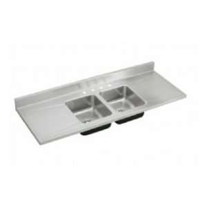  Elkay D84344 top mount double bowl kitchen sink