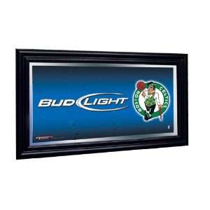    Boston Celtics Bud Light Framed Beer Mirror 