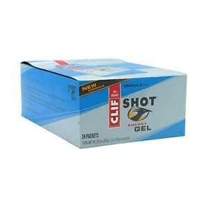  Clif Shot Energy Gel   Vanilla   24 ea: Health & Personal 