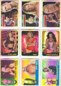 2006 WWE TOPPS HERITAGE CHROME COMPLETE REFRACTOR CARD SET TNA ECW 