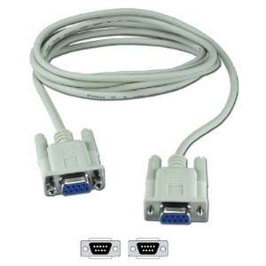 QVS 6ft DB9 Female to Female Serial RS232 Null Modem Cable 