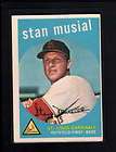 1959 topps 150 stan musial ex mt a0100 one day