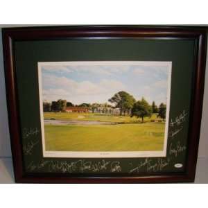  The Belfry 13 SIGNED Baxter Print Payne Stewart JSA 