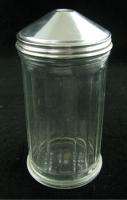 Vintage Clear Glass Sugar Pourer Top Pour Dispenser  