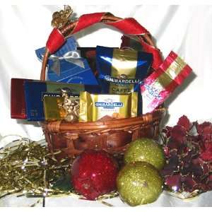 Ghirardelli Delights Gourmet Gift Basket with free Personalized 