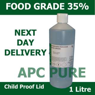 Food Grade Hydrogen Peroxide 35% 1L (1000ml)  