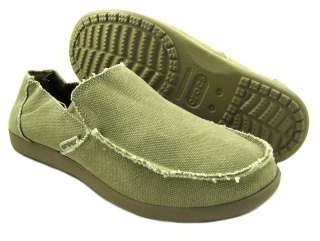 NEW Crocs Mens Santa Cruz Khaki/Khaki Slip Ons Shoe US Sizes  