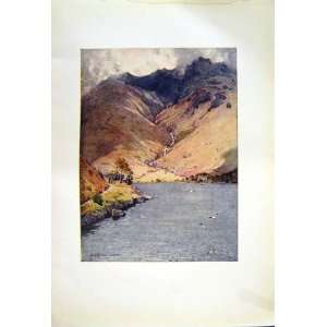  1908 English Lakes Wastwater Scawfeli Cooper Colour