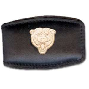    Chicago Bears Gold Plated Leather Money Clip: Sports & Outdoors