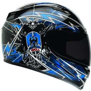   Adult Vortex Snocross Snowmobile Helmet   Blue / Large: Automotive
