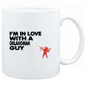  Mug White  I AM IN LOVE WITH A Oklahoman GUY  Usa States 