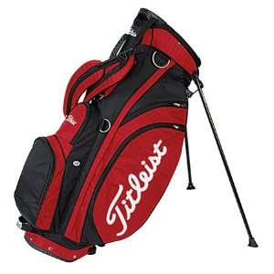  New Titleist 2011 Premium Stand Bag Black/Red Sports 