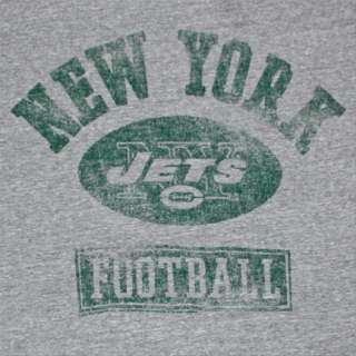 Junk Food NFL Football New York Jets Heather Grey Graphic T Shirt 