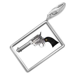 FotoCharms Revolver / Pistol   Charm with Lobster Clasp For Charms 