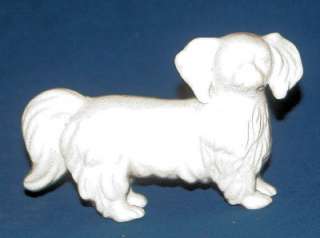   Porcelain China Japanese Chin or Pekingese Dog Figurines Cute!  