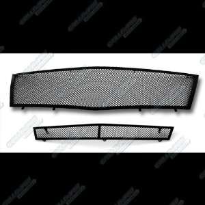 08 12 2011 2012 Cadillac CTS Black Stainless Steel Mesh Grille Grill 