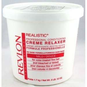  Revlon Realistic Relaxer 3 Lb. 12 oz. No Base Mild Beauty