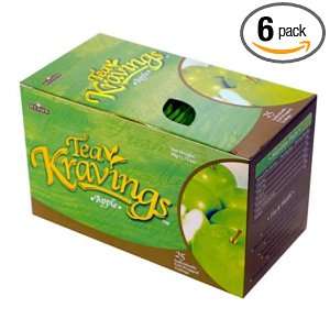 Hyson Tea Kravings Apple, 1.75 Ounce Boxes (Pack of 6)  