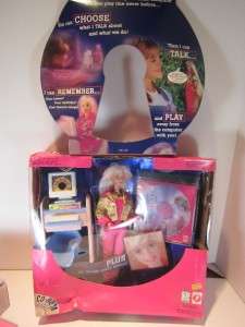 Talk With Me Barbie Doll CD Rom program 1997 set NRFB Programmable $87 