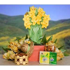 Daffodils Gift Box Gift Basket: Grocery & Gourmet Food