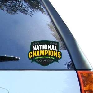 NCAA Oregon Ducks 2010 BCS National Champions Small Cling ():  