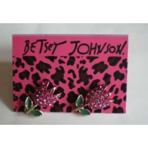 Betsey Johnson Pink Earrings
