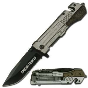  Spring Assisted 9mm Special Forces Rescue Tactical Folder 