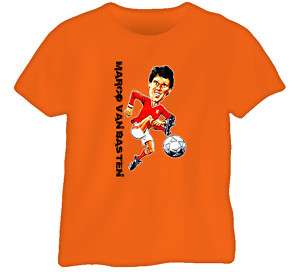 Marco Van Basten Netherlands Holland Soccer T Shirt  