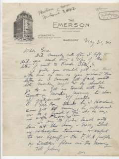 Simon Lake Submarine inventor 1936 ALS letter signature  