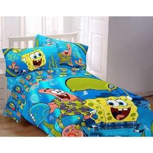  SpongeBob Squarepants Bedding   Pajama Party Twin 