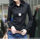 2012New ~ Womens Thick long sleeved shi