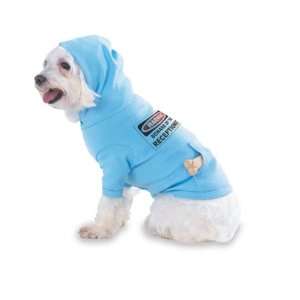 WARNING BEWARE OF THE RECEPTIONIST Hooded (Hoody) T Shirt with pocket 