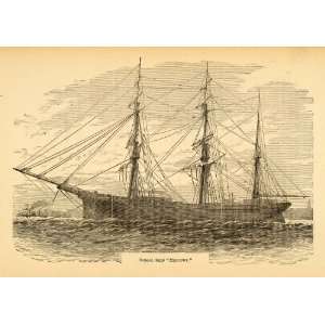  1872 Mercury School Ship Boys Hart Island New York City 