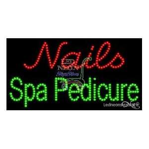  Nails Spa Pedicure LED Sign: Office Products