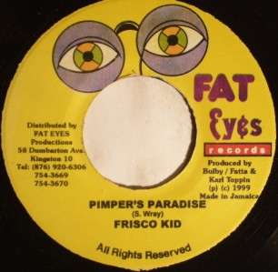 REGGAE 45 FRISCO KID Pimpers Paradise MATRIX RIDDIM  