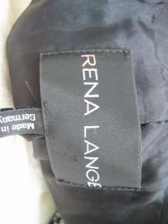 RENA LANGE Black/White Tweed Long Sleeved Blazer Sz 4  